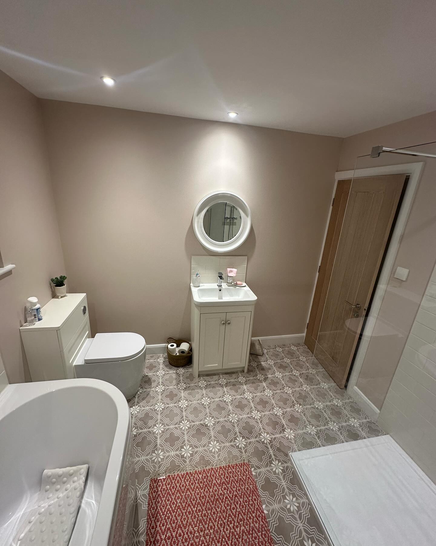 Completed bathroom refurbishment
