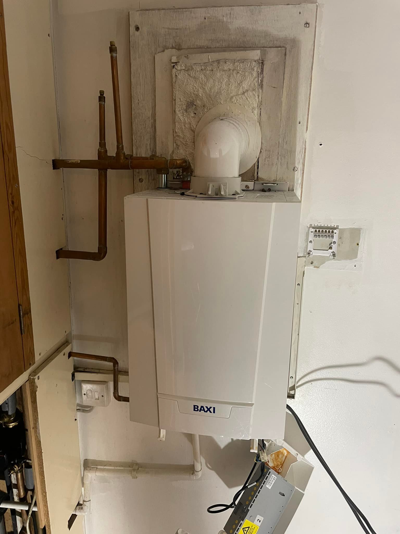 Plumbing and heating work