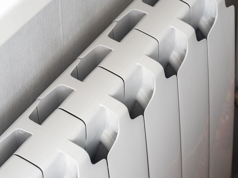 Power flushing a central heating system